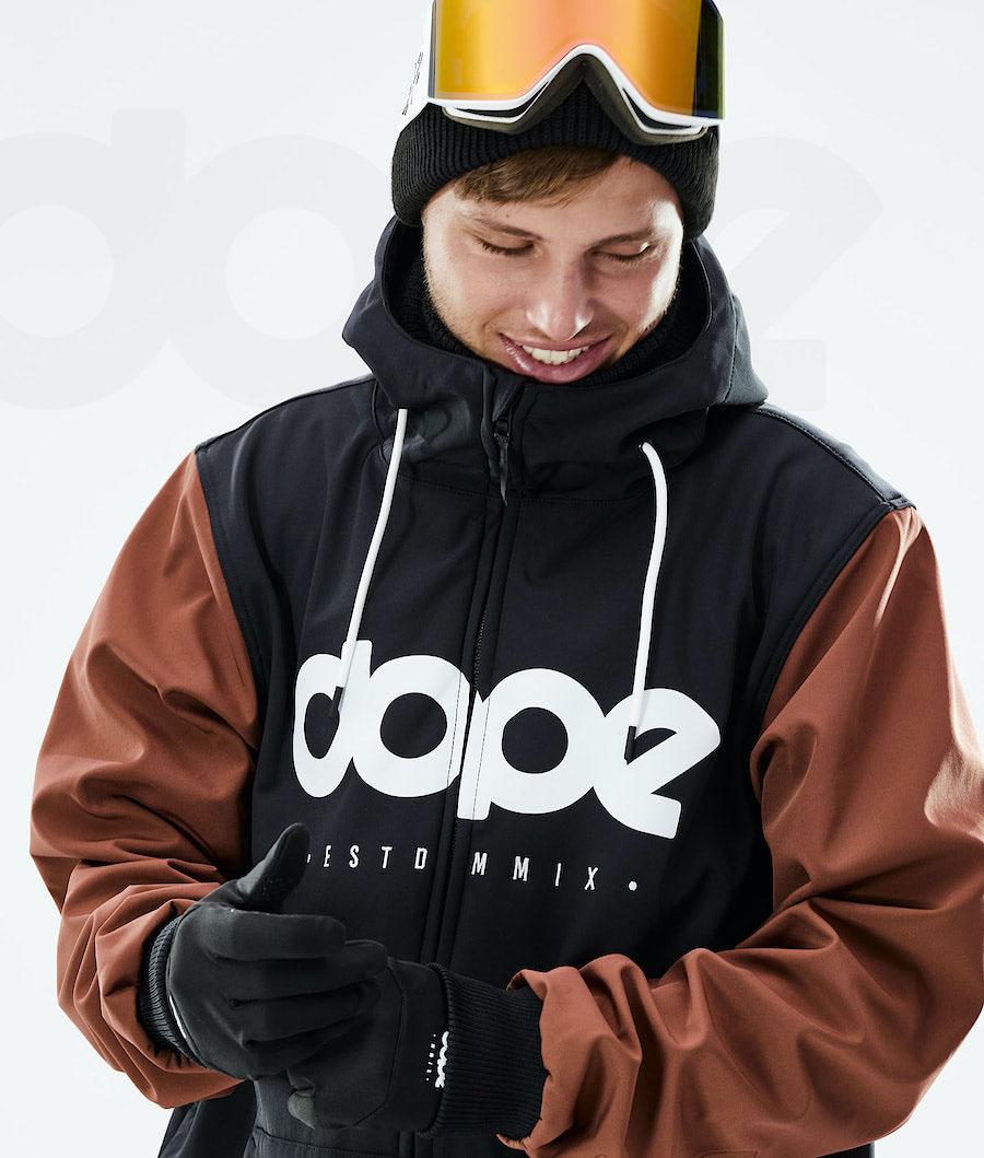 Chaquetas Snowboard Dope Standard DO Hombre Negras Marrones | ESYU2819