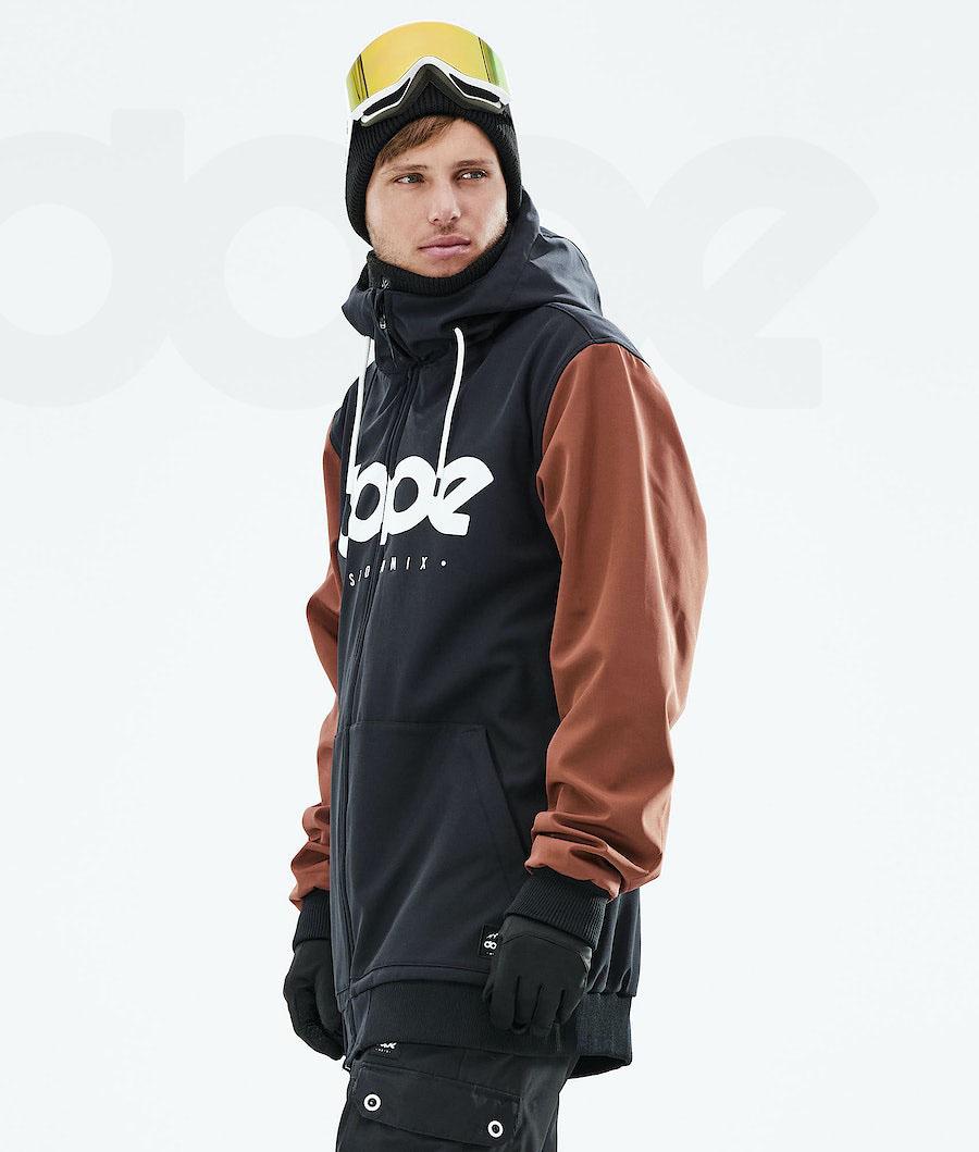 Chaquetas Snowboard Dope Standard DO Hombre Negras Marrones | ESYU2819