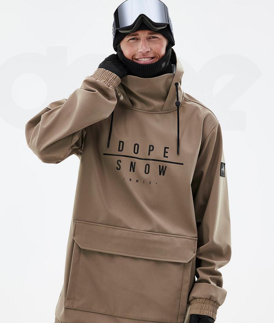 Chaquetas Snowboard Dope Wylie DS Hombre Cafe | ESWY2823