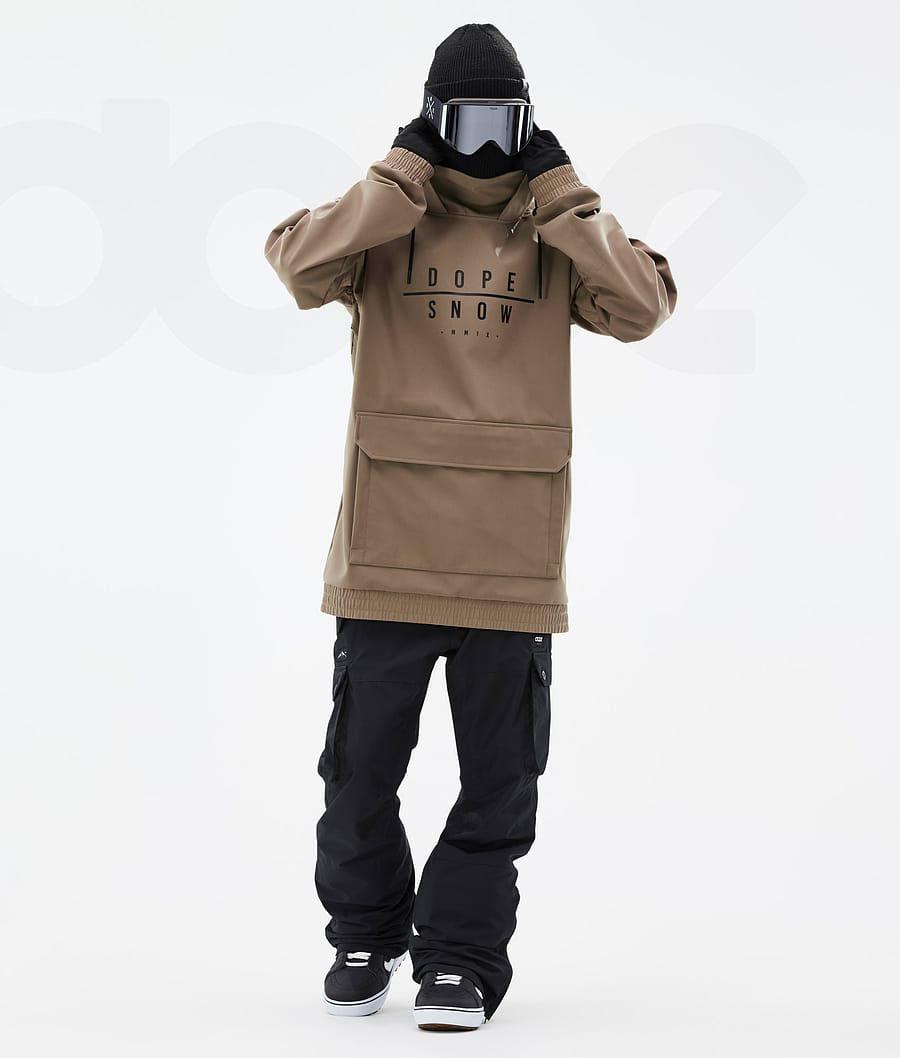 Chaquetas Snowboard Dope Wylie DS Hombre Cafe | ESWY2823