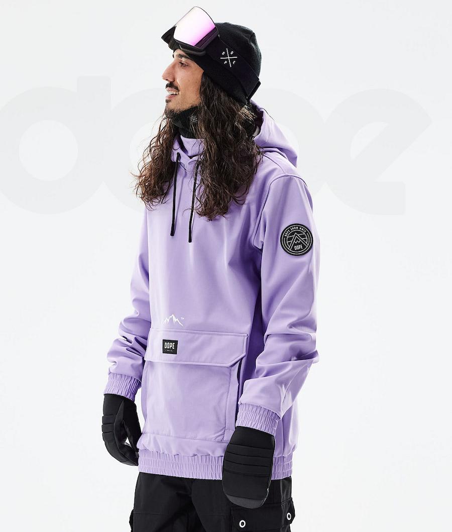 Chaquetas Snowboard Dope Wylie Patch Hombre Moradas | ESBC2827