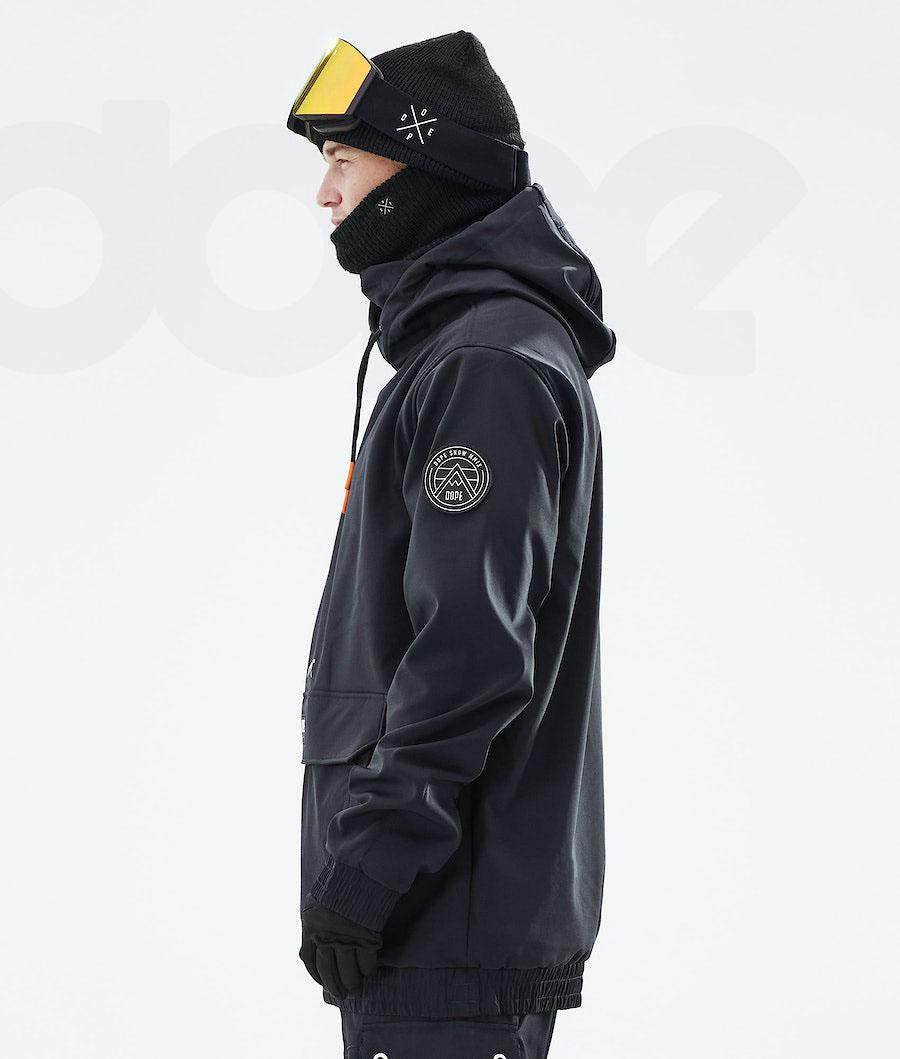 Chaquetas Snowboard Dope Wylie Patch Hombre Negras | ESLH2832