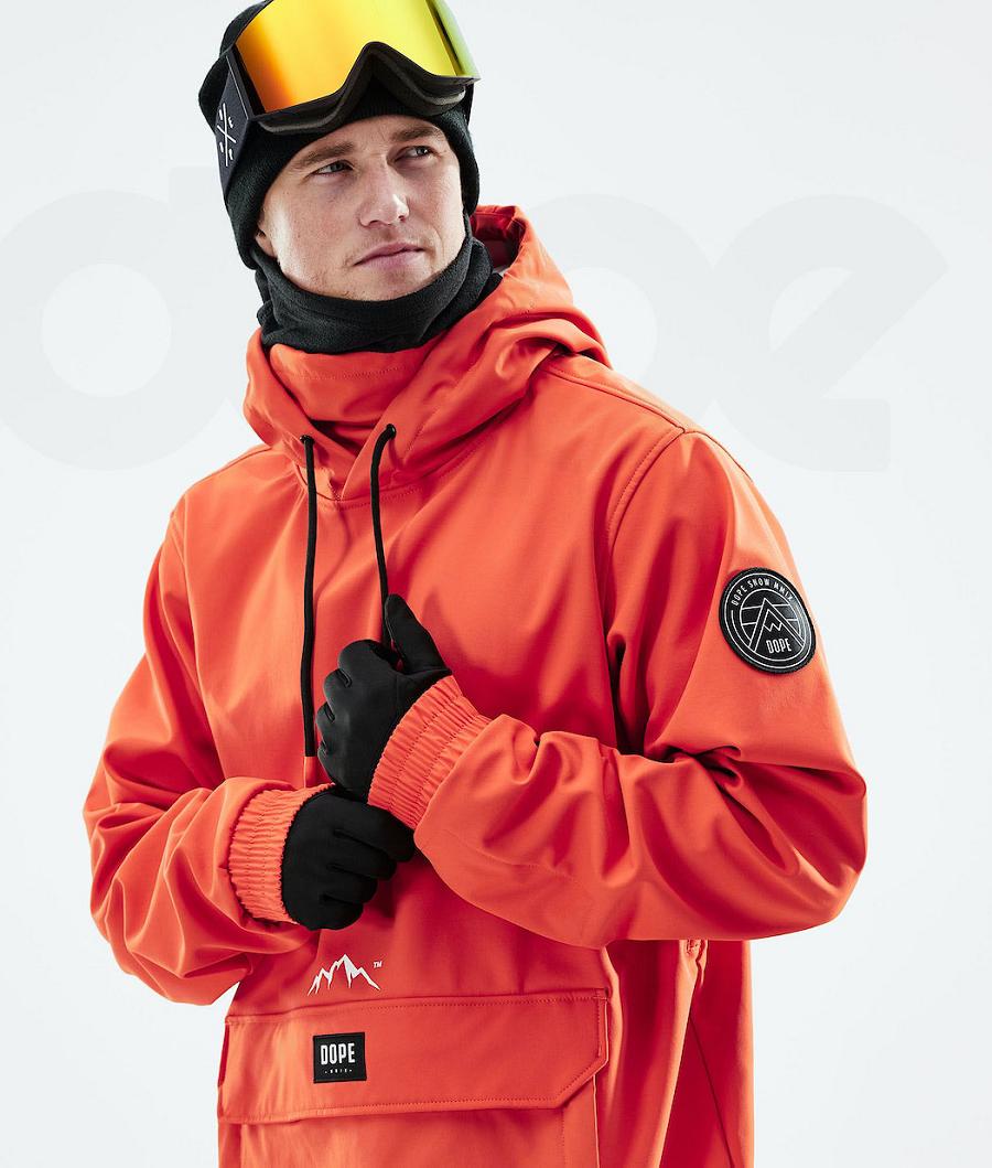 Chaquetas Snowboard Dope Wylie Patch Hombre Naranjas | ESVD2828