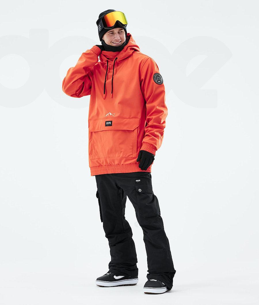 Chaquetas Snowboard Dope Wylie Patch Hombre Naranjas | ESVD2828