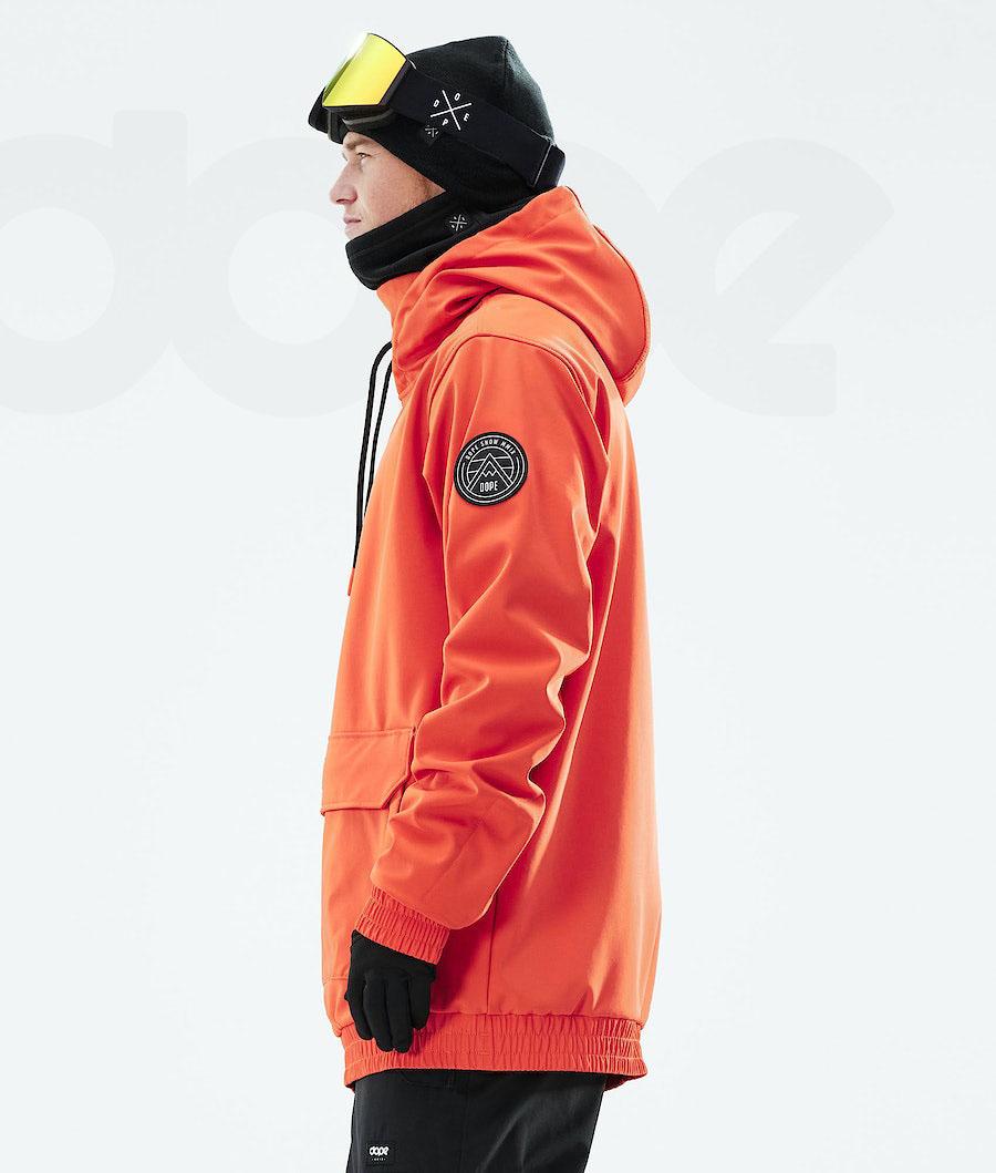 Chaquetas Snowboard Dope Wylie Patch Hombre Naranjas | ESVD2828