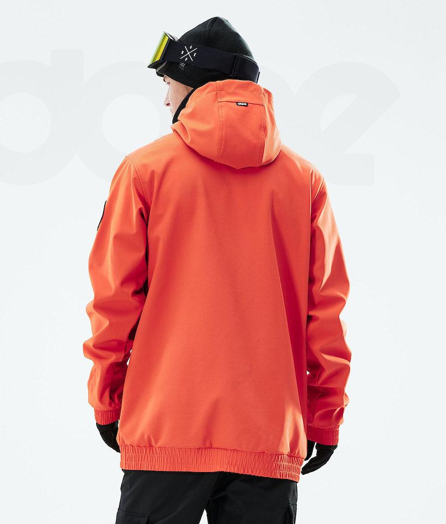 Chaquetas Snowboard Dope Wylie Patch Hombre Naranjas | ESVD2828