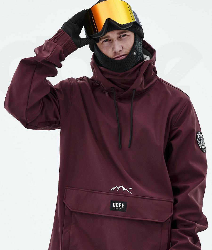 Chaquetas Snowboard Dope Wylie Patch Hombre Burdeos | ESZG2831