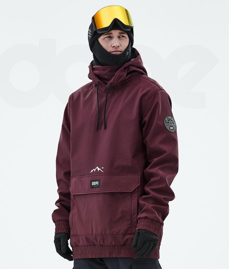 Chaquetas Snowboard Dope Wylie Patch Hombre Burdeos | ESZG2831