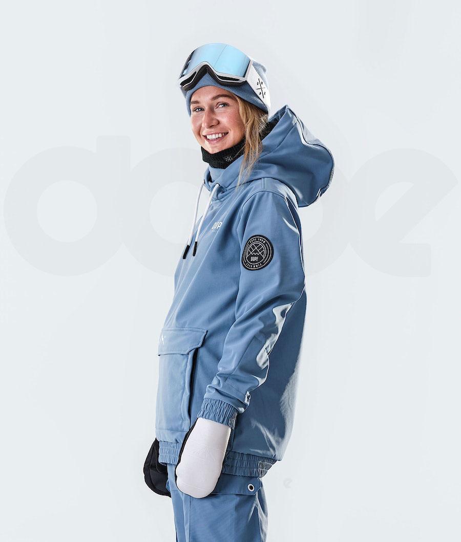 Chaquetas Snowboard Dope Wylie W 10k Capital Mujer Azules Gris | ESHK3508