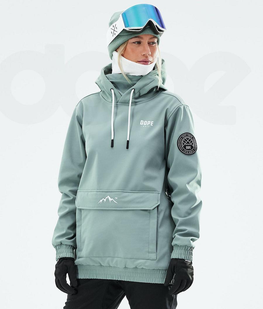 Chaquetas Snowboard Dope Wylie W Capital Mujer Verde | ESFM3510