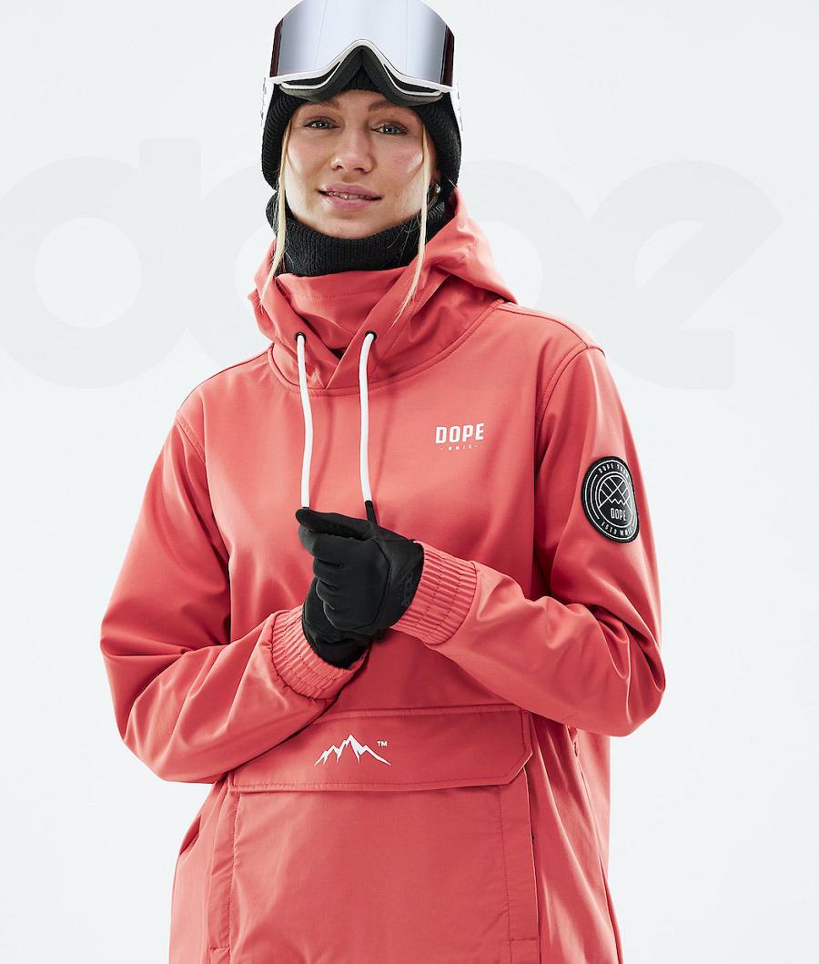 Chaquetas Snowboard Dope Wylie W Capital Mujer Rojas | ESOR3515