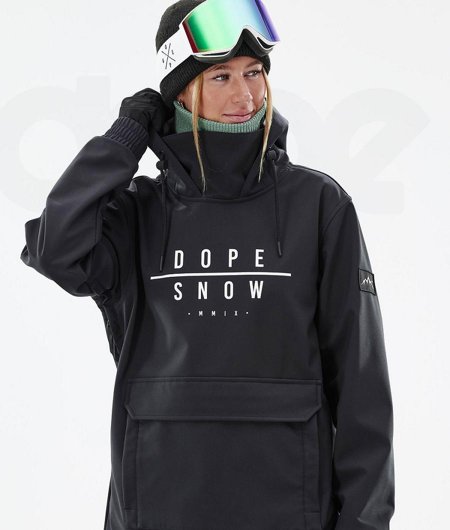 Chaquetas Snowboard Dope Wylie W DS Mujer Negras | ESRW3520