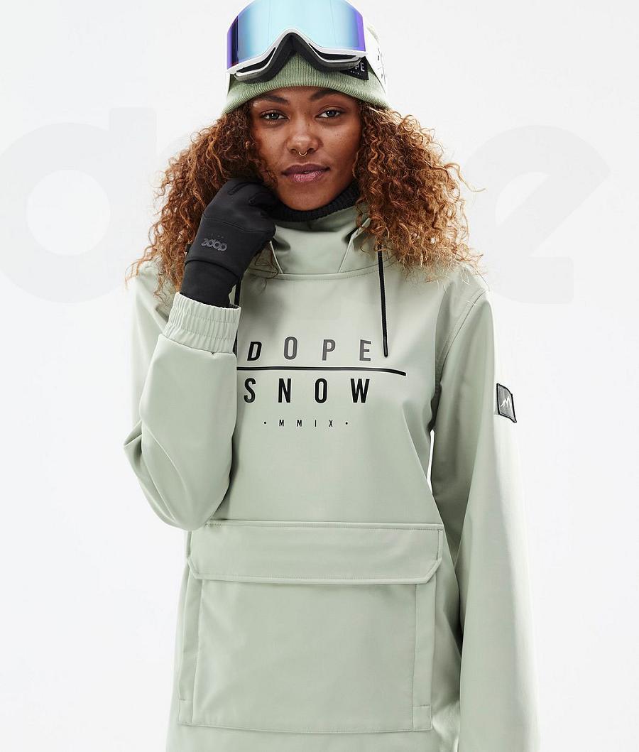 Chaquetas Snowboard Dope Wylie W DS Mujer Verde | ESTV3519