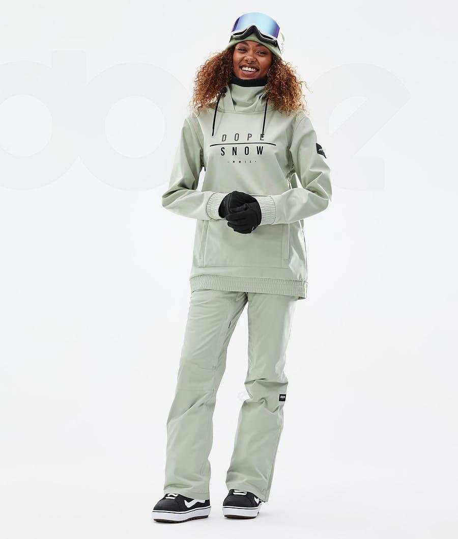 Chaquetas Snowboard Dope Wylie W DS Mujer Verde | ESTV3519