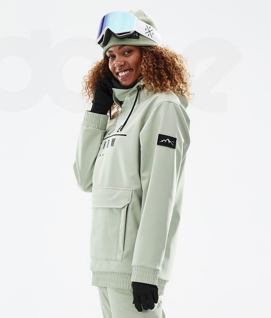 Chaquetas Snowboard Dope Wylie W DS Mujer Verde | ESTV3519