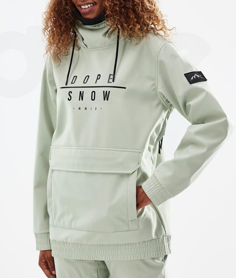 Chaquetas Snowboard Dope Wylie W DS Mujer Verde | ESTV3519