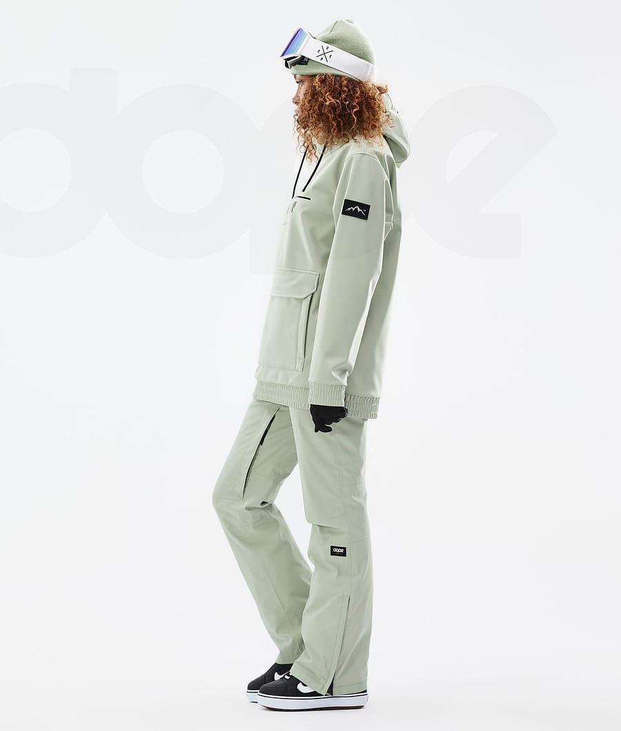 Chaquetas Snowboard Dope Wylie W DS Mujer Verde | ESTV3519