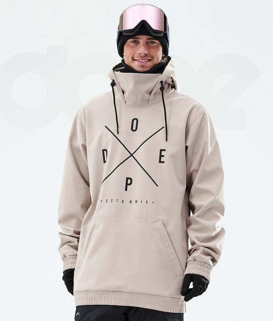 Chaquetas Snowboard Dope Yeti 2X-Up Hombre Marrones | ESWY2850