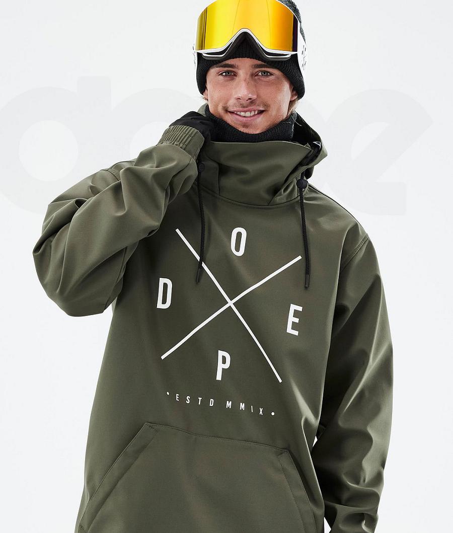 Chaquetas Snowboard Dope Yeti 2X-Up Hombre Verde Oliva Verde | ESYU2846