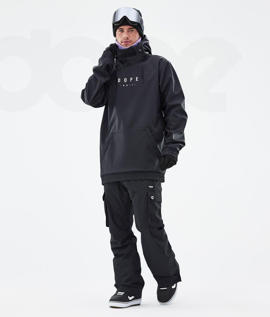 Chaquetas Snowboard Dope Yeti Peak Hombre Negras | ESQZ2851