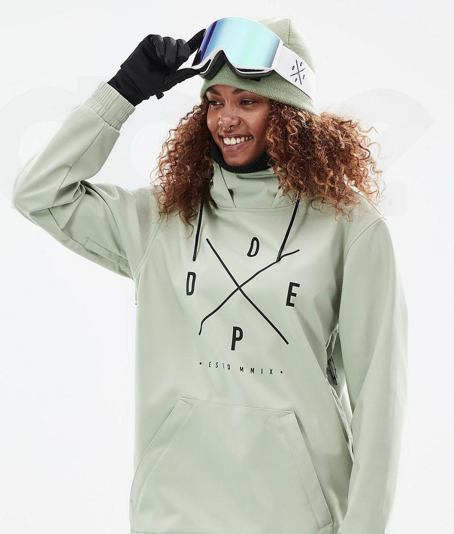 Chaquetas Snowboard Dope Yeti W 2X-Up Mujer Verde | ESSO3537