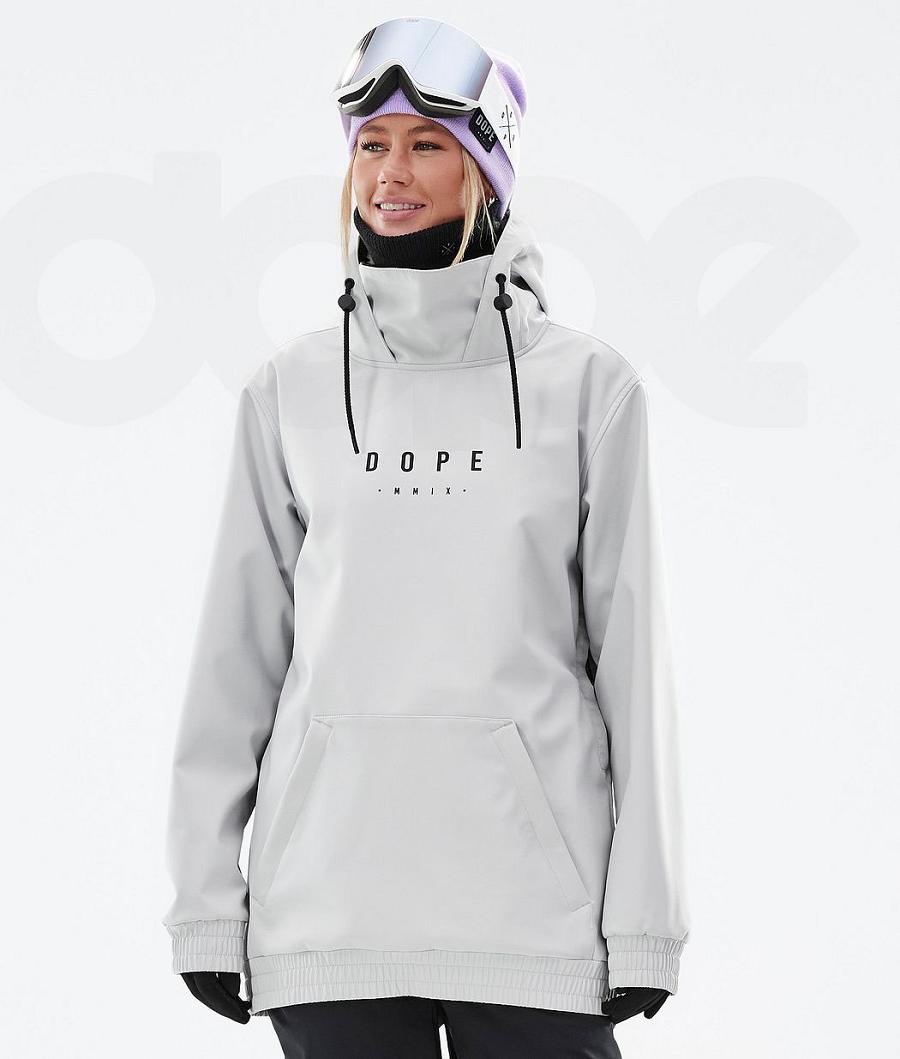 Chaquetas Snowboard Dope Yeti W Peak Mujer Plateadas | ESYU3543