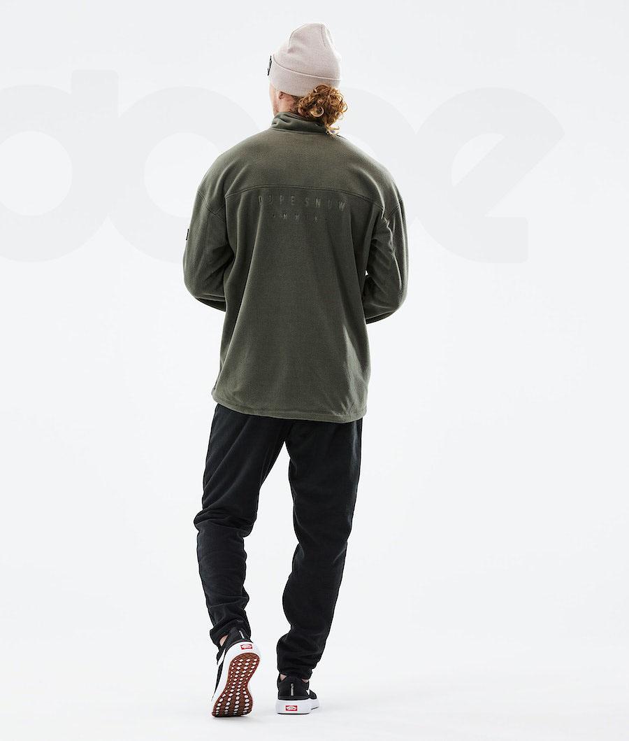 Fleece Dope Comfy 2021 Hombre Verde Oliva Verde | ESIS3030