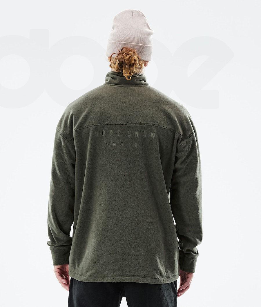 Fleece Dope Comfy 2021 Hombre Verde Oliva Verde | ESIS3030