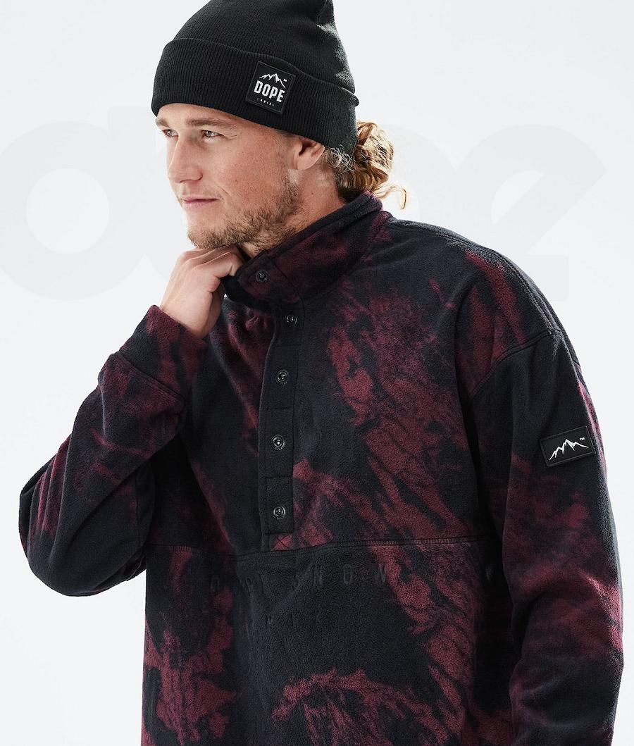 Fleece Dope Comfy 2021 Paint Hombre Burdeos | ESYU3032