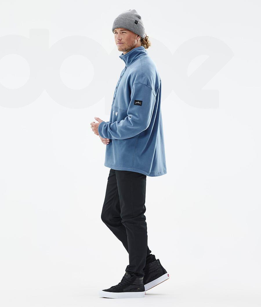 Fleece Dope Comfy Hombre Azules Gris | ESOR3029