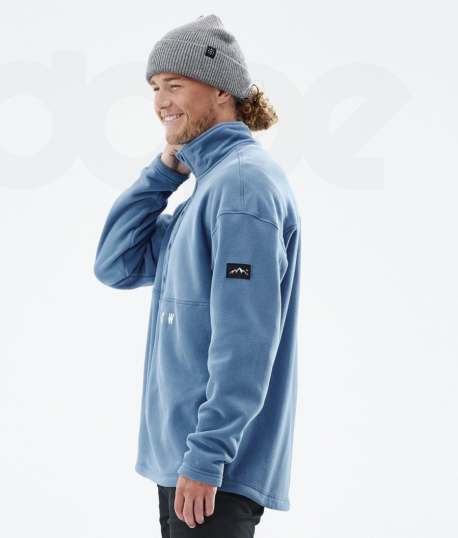 Fleece Dope Comfy Hombre Azules Gris | ESOR3029