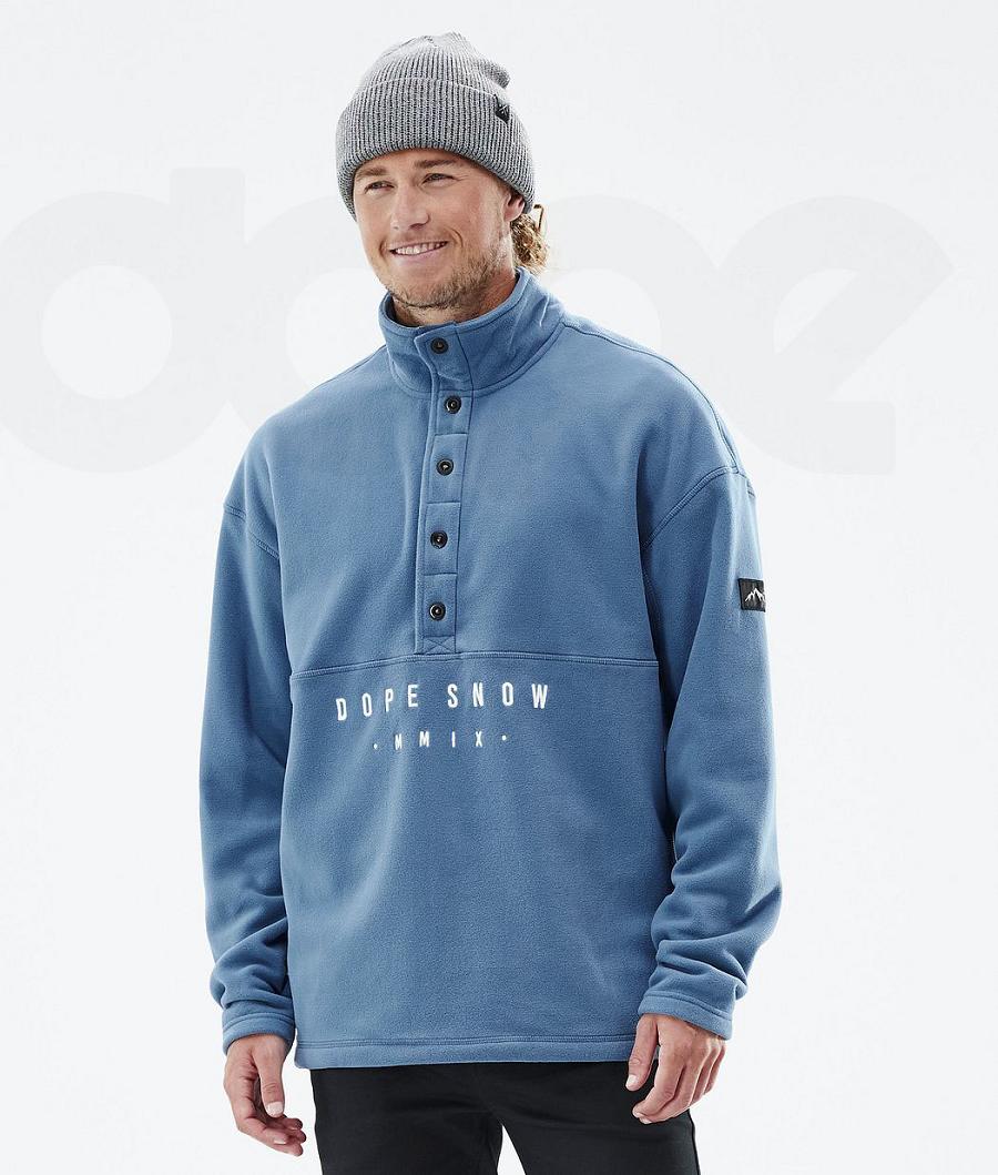 Fleece Dope Comfy Hombre Azules Gris | ESOR3029