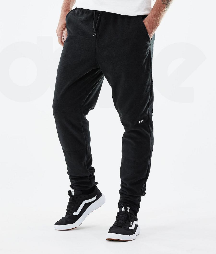 Fleece Dope Comfy Pants Hombre Negras | ESAP3027