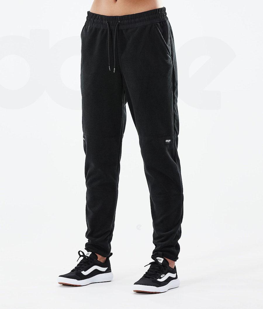 Fleece Dope Comfy W Pants Mujer Negras | ESTV3856