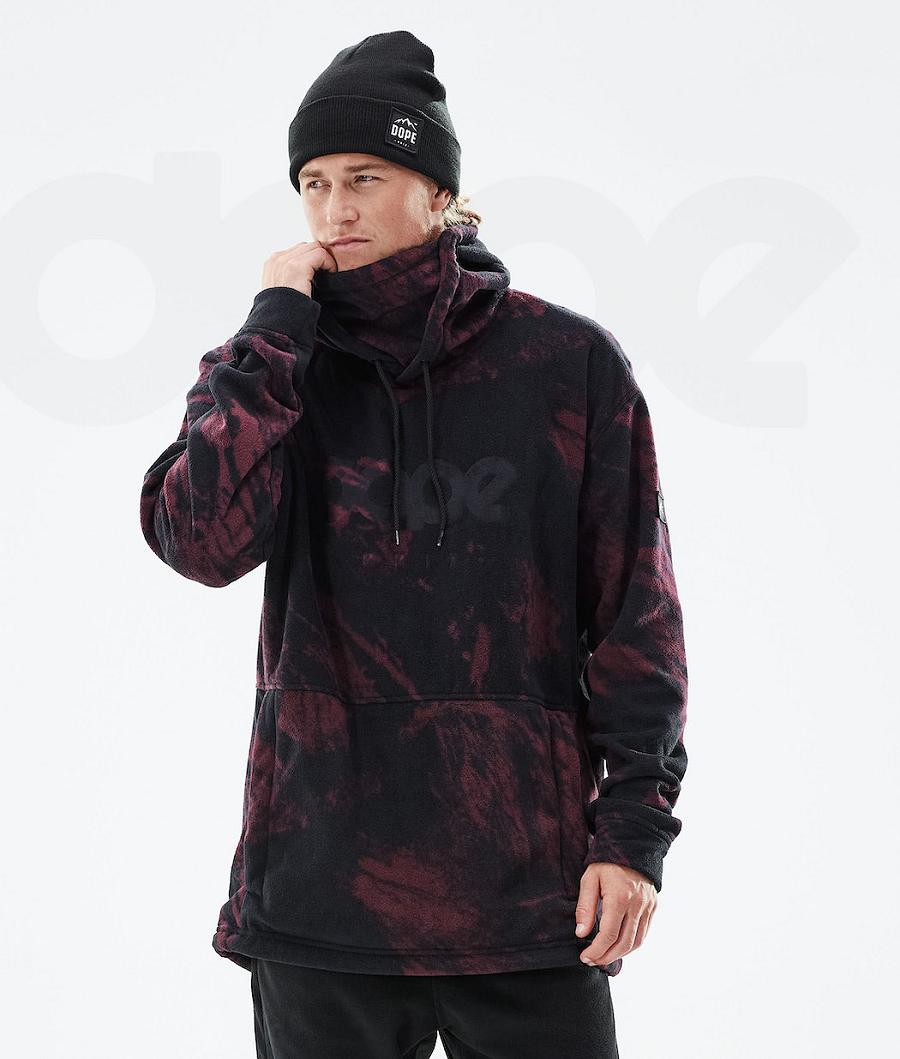 Fleece Dope Cozy II 2021 Paint Hombre Burdeos | ESCE3042