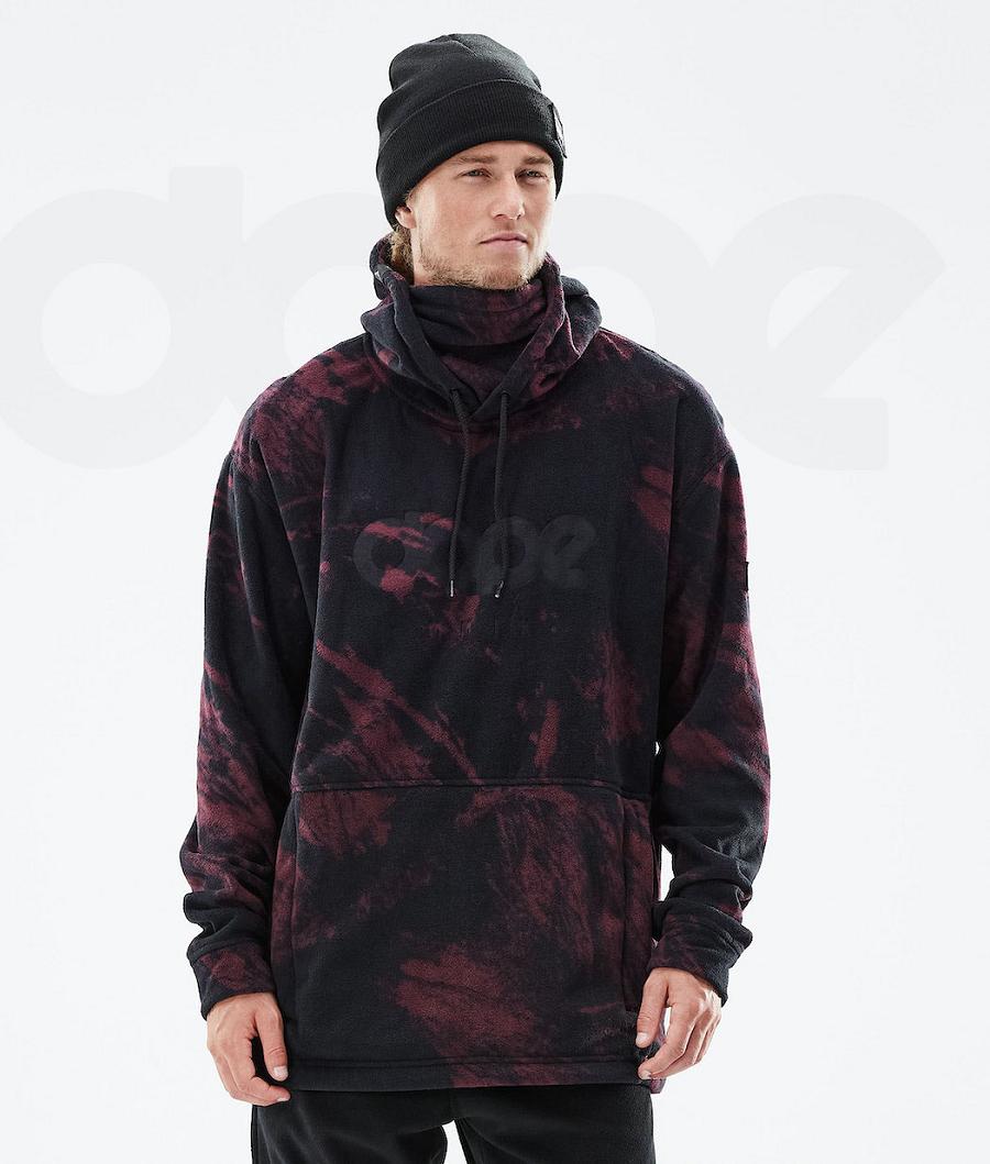 Fleece Dope Cozy II 2021 Paint Hombre Burdeos | ESCE3042