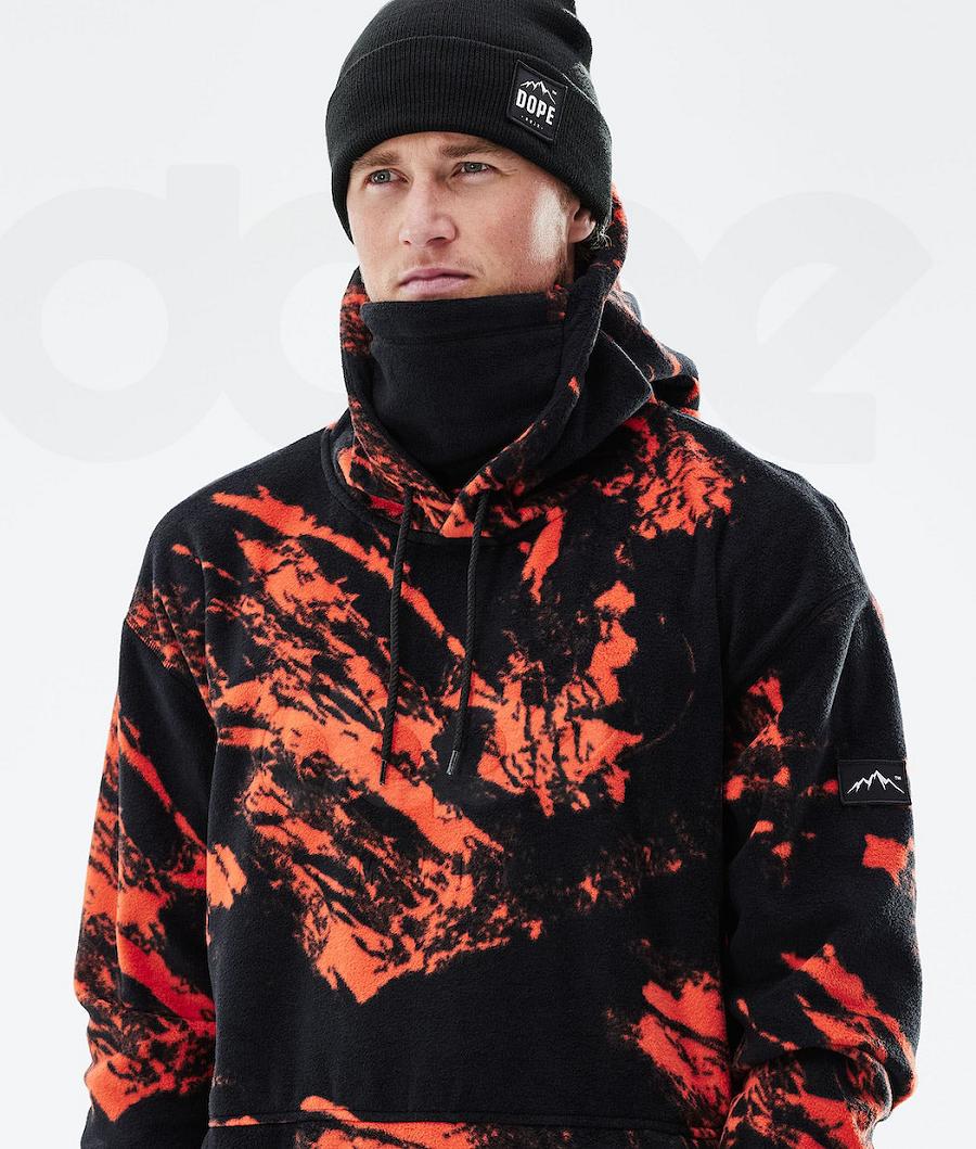 Fleece Dope Cozy II 2021 Paint Hombre Naranjas | ESXF3043