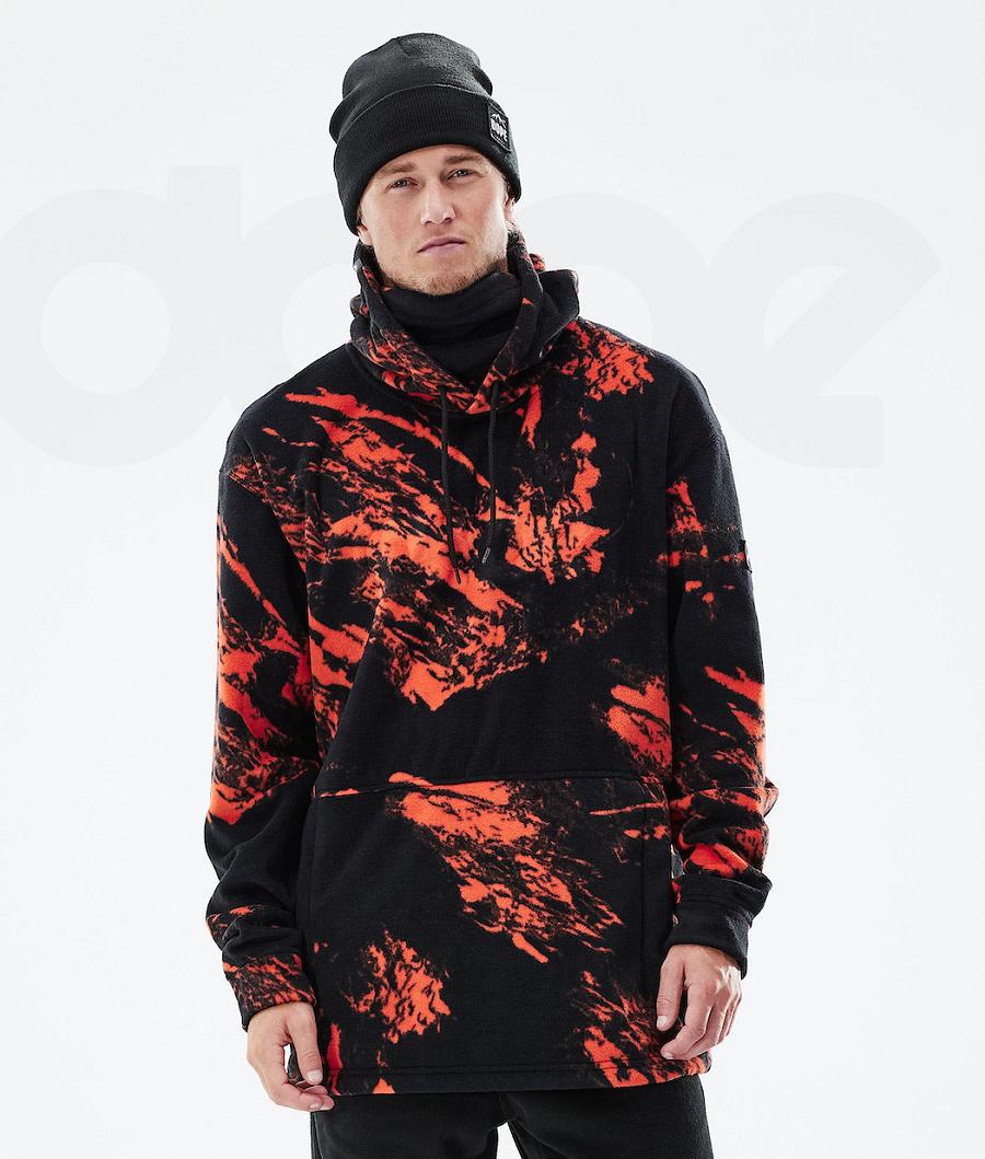 Fleece Dope Cozy II 2021 Paint Hombre Naranjas | ESXF3043