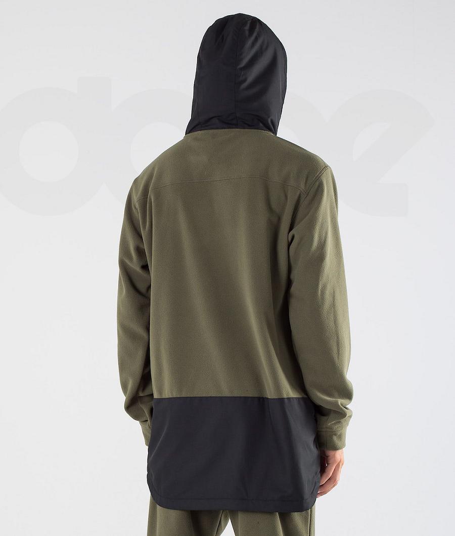 Fleece Dope Loyd Hombre Negras Verde Oliva Verde | ESLH3045