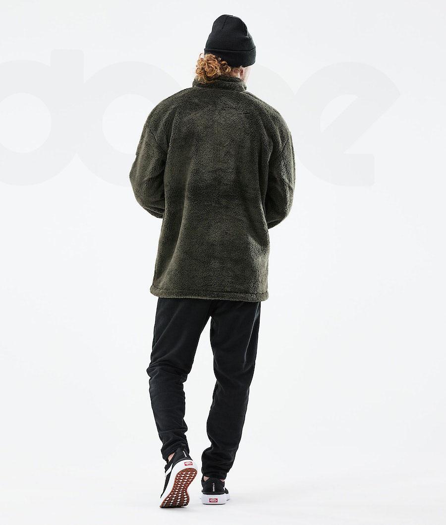 Fleece Dope Pile 2021 Hombre Verde Oliva Verde | ESOR3056