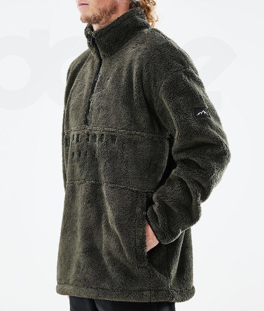 Fleece Dope Pile 2021 Hombre Verde Oliva Verde | ESOR3056