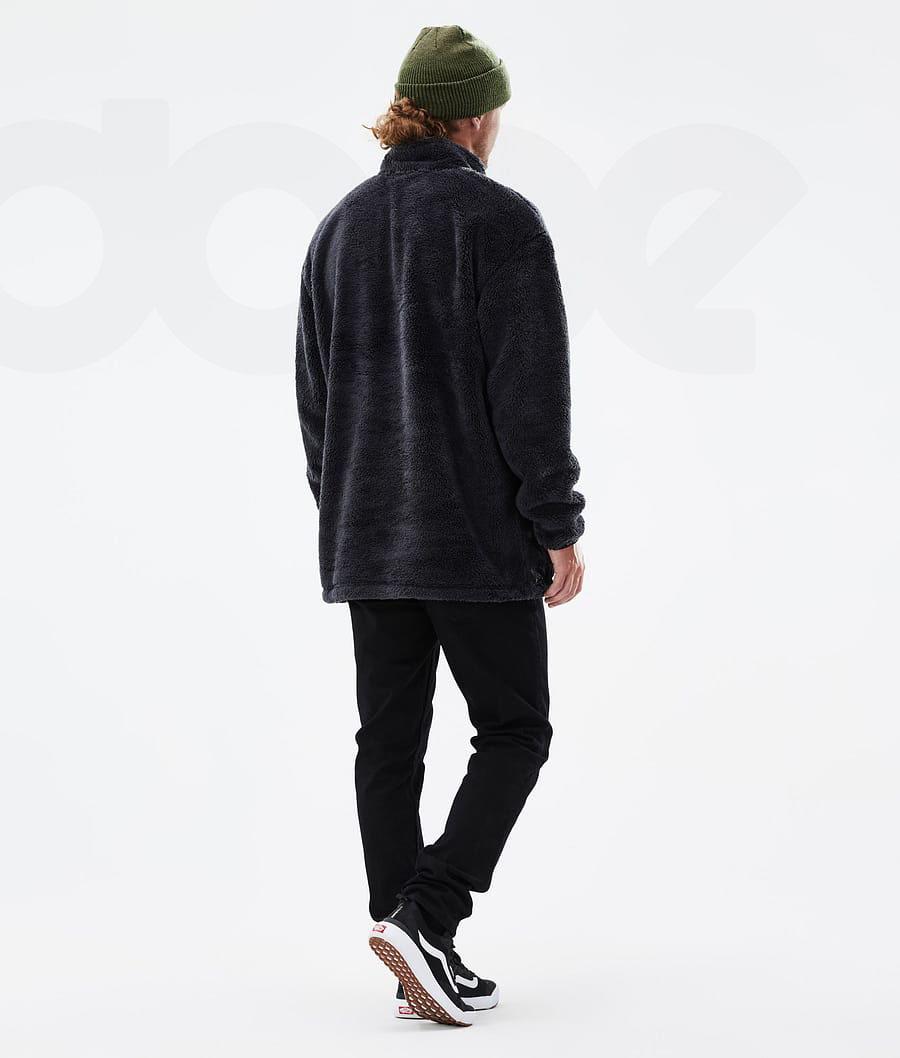 Fleece Dope Pile Hombre Negras | ESAP3054