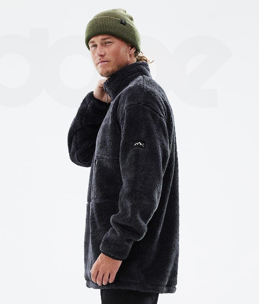 Fleece Dope Pile Hombre Negras | ESAP3054