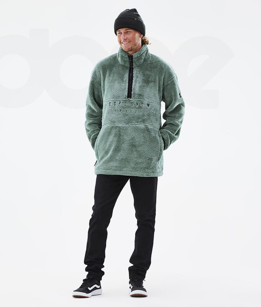 Fleece Dope Pile Hombre Verde | ESDN3052