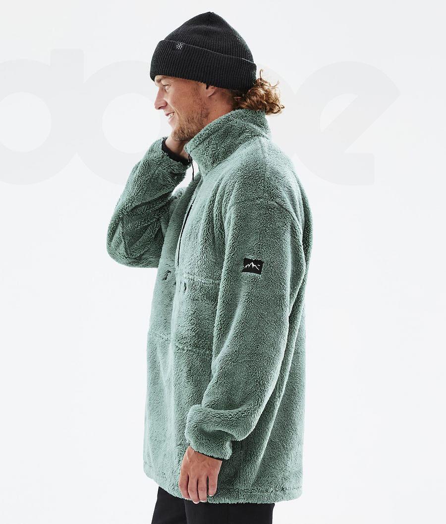 Fleece Dope Pile Hombre Verde | ESDN3052