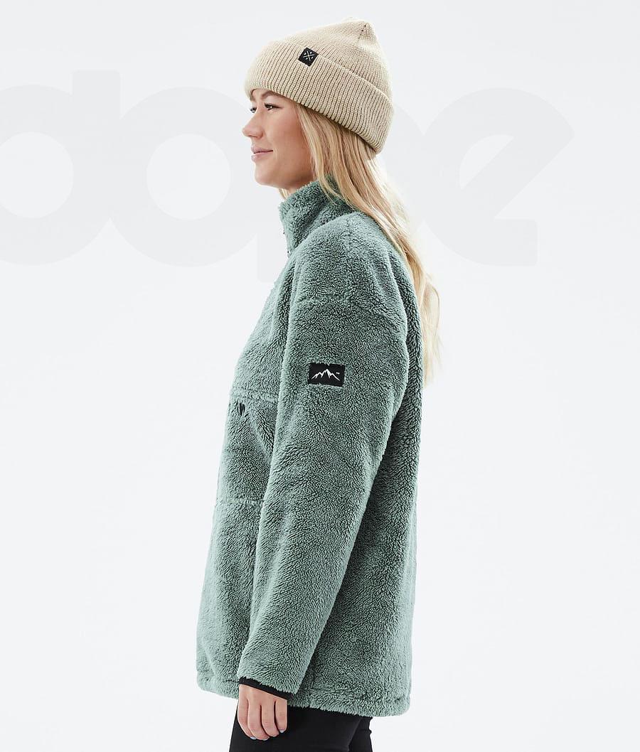 Fleece Dope Pile W Mujer Verde | ESUT3881