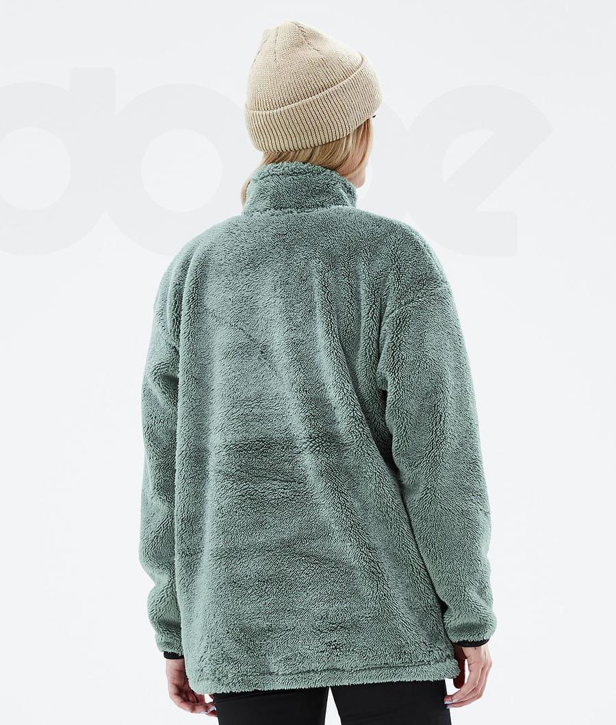 Fleece Dope Pile W Mujer Verde | ESUT3881