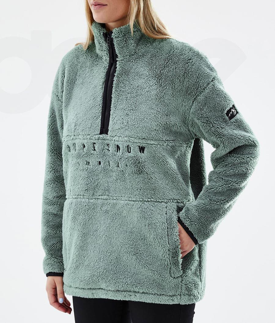 Fleece Dope Pile W Mujer Verde | ESUT3881