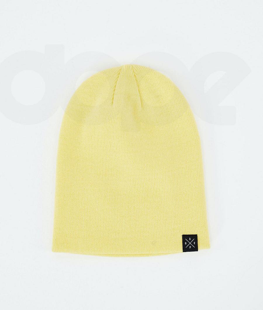 Gorros Dope Solitude Faded Hombre Amarillo | ESVD3228