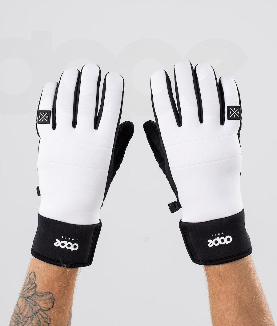 Guantes Dope Signet Mujer Blancas | ESDN3952